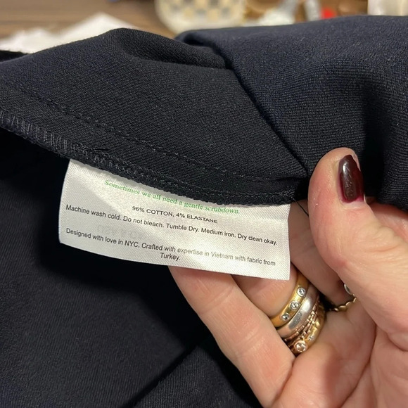 MM Lafleur Navy Foster Pant - Power Stretch Pant Size 8 - Picture 10 of 13